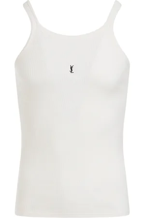Saint Laurent Herren, Oberteile, Weiß, LGröße: