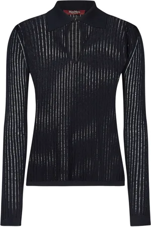 Max Mara Damen, Oberteile, Schwarzk, LGröße: