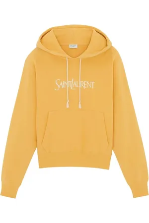 Saint Laurent Herren, Sweatshirts & Hoodies, Gelb, SGröße: