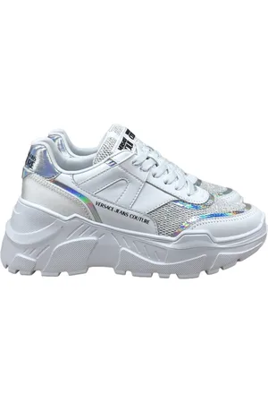 VERSACE Damen, Schuhe, Weiß, 37 EUGröße: