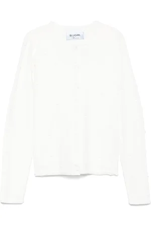 Blugirl Damen, Strickwaren, Weiß, LGröße: