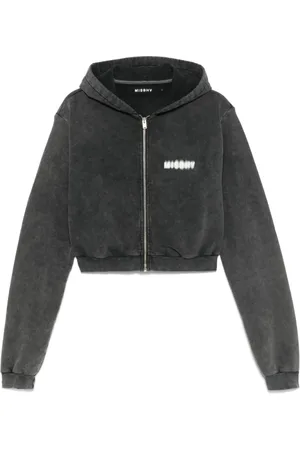 MISBHV Damen, Sweatshirts & Hoodies, Schwarzk, SGröße: