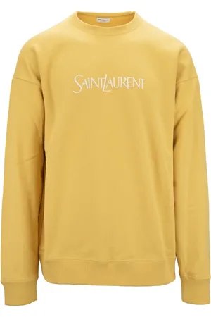 Saint Laurent Herren, Sweatshirts & Hoodies, Gelb, XLGröße: