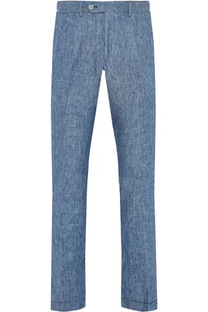 BARBA Herren, Hosen, Blau, MGröße: