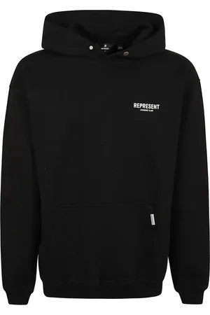 Represent Herren, Sweatshirts & Hoodies, Schwarzk, LGröße: