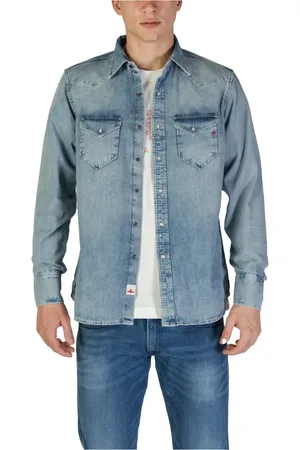 Replay Herren, Shirts, Blau, LGröße: