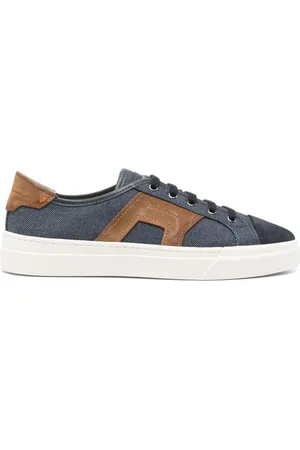santoni Herren, Schuhe, Blau, 41 1/2 EUGröße: