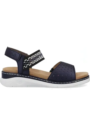 Rieker Damen, Schuhe, Blau, 38 EUGröße: