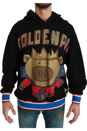 Dolce & Gabbana Herren, Sweatshirts & Hoodies, Schwarzk, XSGröße: