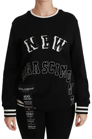 Dolce & Gabbana Damen, Sweatshirts & Hoodies, Schwarzk, XSGröße:
