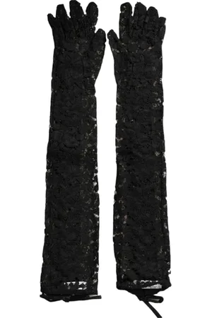 Dolce & Gabbana Damen, Accessories, Schwarzk, 7 1/2 INGröße: