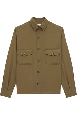 Saint Laurent Herren, Jacken, Grün, LGröße: