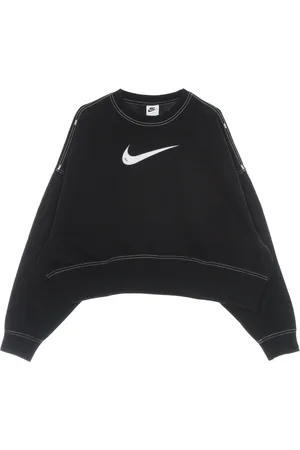 Nike Damen, Sweatshirts & Hoodies, Schwarzk, LGröße: