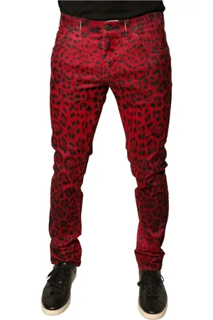 Dolce & Gabbana Herren, Jeans, Rot, MGröße: