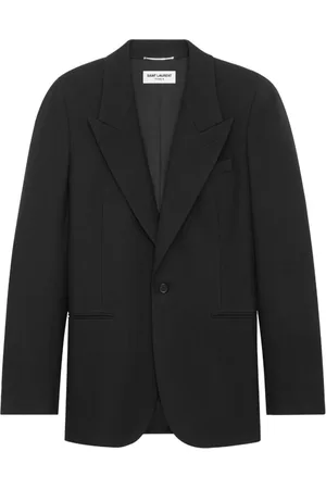 Saint Laurent Herren, Jacken, Schwarzk, MGröße: