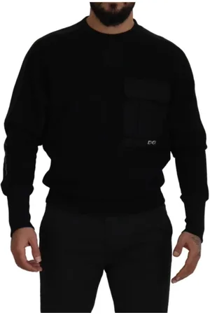 Dolce & Gabbana Herren, Sweatshirts & Hoodies, Schwarzk, XSGröße: