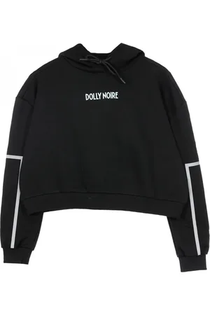 DOLLY NOIRE Damen, Sweatshirts & Hoodies, Schwarzk, MGröße: