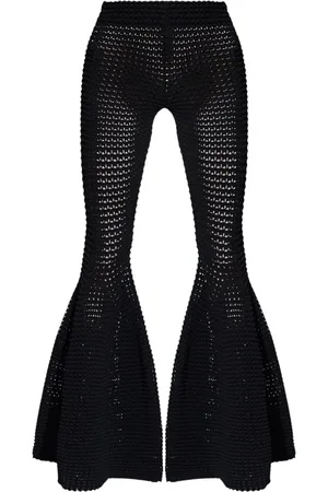 Alaïa Damen, Hosen, Schwarzk, MGröße: