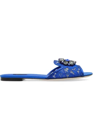 Dolce & Gabbana Damen, Schuhe, Blau, 38 1/2 EUGröße: