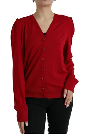 Dolce & Gabbana Damen, Strickwaren, Rot, 2XLGröße: