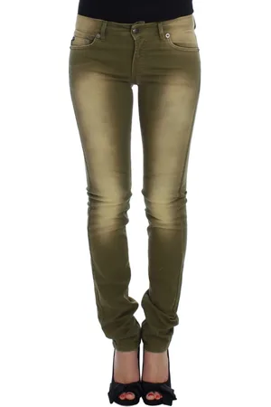 Roberto Cavalli Damen, Jeans, Grün, W24Größe: