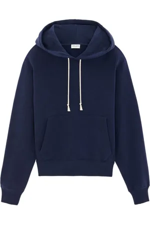 Saint Laurent Herren, Sweatshirts & Hoodies, Blau, SGröße: