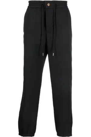 VERSACE Herren, Hosen, Schwarzk, MGröße: