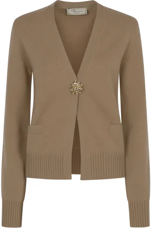 BLUMARINE Damen, Strickwaren, Braun, SGröße: