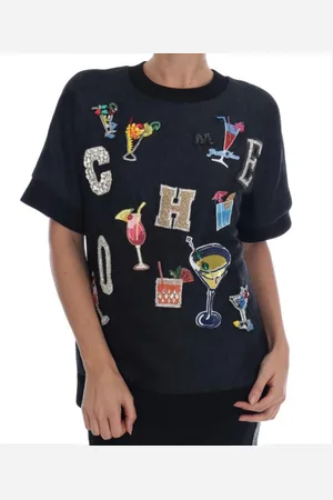 Dolce & Gabbana Damen, Sweatshirts & Hoodies, Schwarzk, 2XSGröße: