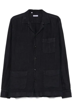 Boglioli Herren, Shirts, Blau, MGröße: