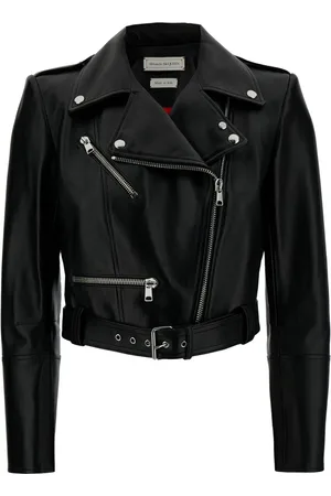 Alexander McQueen Damen, Jacken, Schwarzk, MGröße: