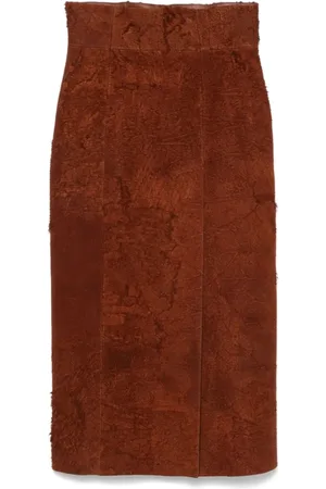 Alexander McQueen Damen, Röcke, Braun, SGröße: