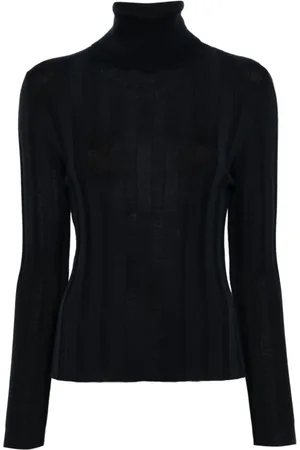 Allude Damen, Strickwaren, Schwarzk, SGröße: