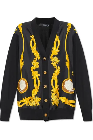 VERSACE Damen, Strickwaren, Schwarzk, SGröße: