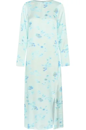 INWEAR Damen, Kleider, Blau, SGröße: