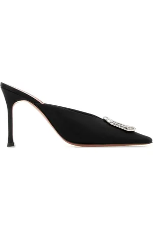 Amina Muaddi Damen, Schuhe, Schwarzk, 36 1/2 EUGröße: