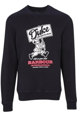 Barbour Herren, Sweatshirts & Hoodies, Schwarzk, XLGröße: