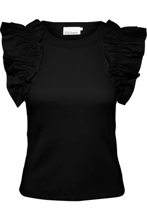 Karen by Simonsen Damen, Oberteile, Schwarzk, 2XLGröße: