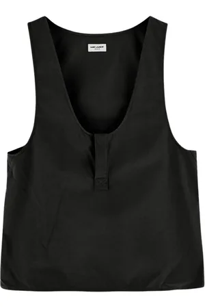 Saint Laurent Damen, Oberteile, Schwarzk, SGröße: