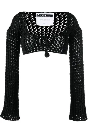 Moschino Damen, Oberteile, Schwarzk, SGröße: