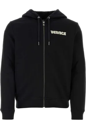 VERSACE Herren, Sweatshirts & Hoodies, Schwarzk, LGröße: