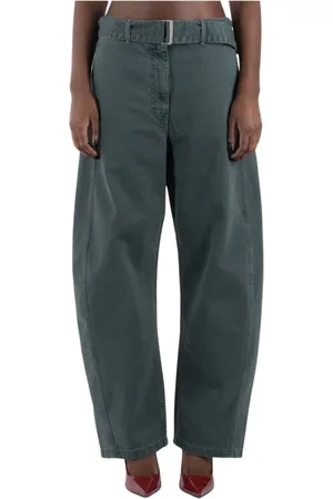 MAGDA BUTRYM Damen, Jeans, Grün, SGröße: