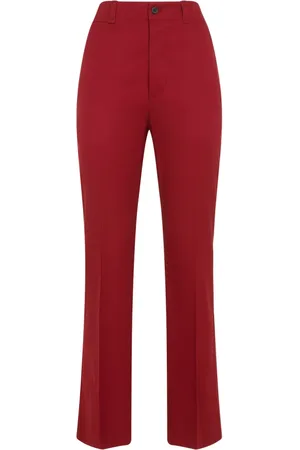 Saint Laurent Damen, Hosen, Rot, SGröße: