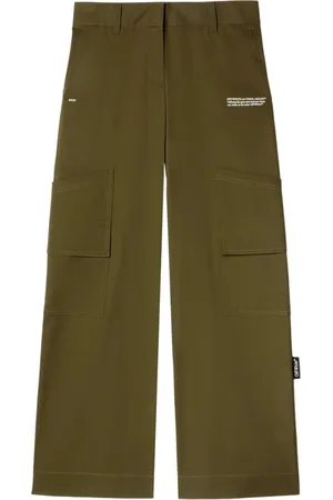 OFF-WHITE Damen, Hosen, Grün, 2XSGröße: