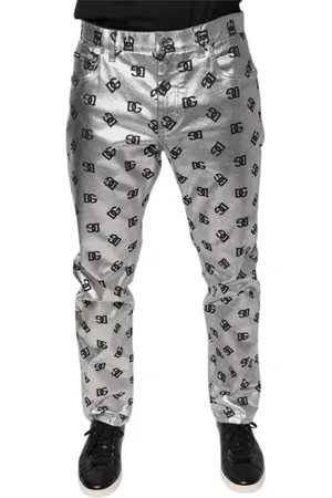 Dolce & Gabbana Herren, Jeans, Grau, MGröße: