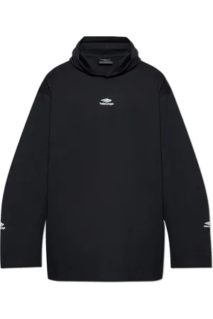 Balenciaga Herren, Oberteile, Schwarzk, MGröße: