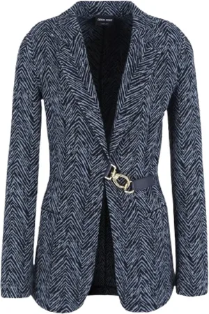 Giorgio Armani Damen, Jacken, Blau, SGröße: