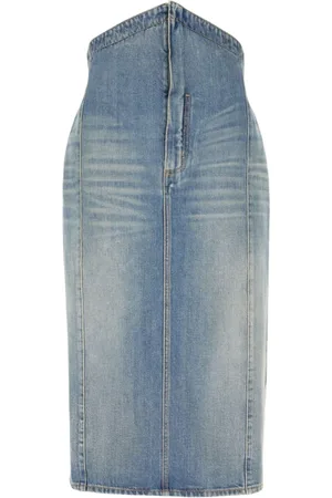 Alexander McQueen Damen, Röcke, Blau, 2XSGröße: