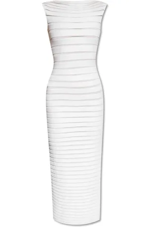 Alaïa Damen, Kleider, Weiß, MGröße: