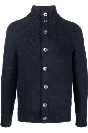 HERNO Herren, Strickwaren, Blau, LGröße: